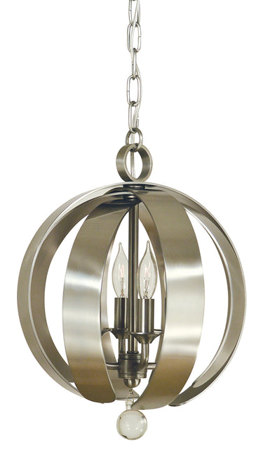 Framburg Venus 4 - Light Brushed Nickel Mini Chandelier 4777 BN