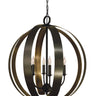Framburg Venus 6 - Light Mahogany Bronze Foyer Chandelier 4779 MB/HB