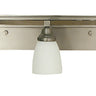 Framburg Mercer 5 - Light Satin Pewter with Polished Nickel Wall Sconce 4785 SP/PN