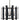 Framburg Louvre 6 - Light Polished Nickel with Matte Black Accents Chandelier 4807 PN/MBLACK