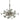 Framburg Apogee 12 - Light Polished Nickel Chandelier 4817 PN