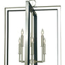 Framburg Symmetry 6 - Light Brushed Nickel with Matte Black Dining Chandelier 4865 BN/MBLACK