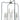 Framburg Boulevard 12 - Light Polished Nickel with Matte Black Accents Chandelier 4912 PN/MBLACK