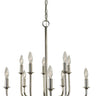 Framburg Boulevard 10 - Light Polished Nickel Chandelier 4980 PN