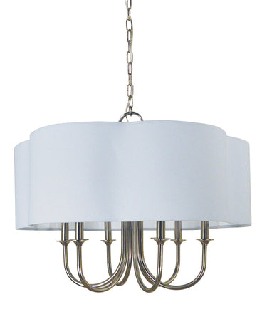 Framburg Desire 6 - Light Polished Nickel Chandelier 4990 PN