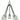 Framburg Felix 5 - Light Polished Nickel with Matte Black Accents Chandelier 4999 PN/MBLACK