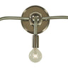 Framburg Candide 3 - Light Polished Nickel with Satin Pewter Accents Wall Sconce 5003 PN/SP