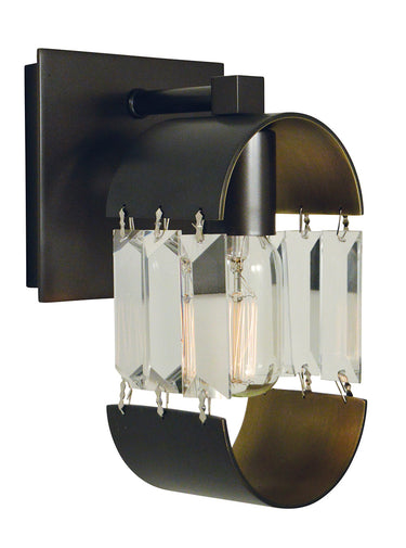 Framburg Josephine 1 - Light Mahogany Bronze with Harvest Bronze Accents Wall Sconce 5011 MB/HB