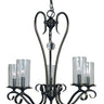 Framburg Ilsa 5 - Light Mahogany Bronze Chandelier 5025 MB