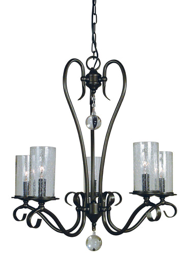 Framburg Ilsa 5 - Light Mahogany Bronze Chandelier 5025 MB
