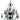 Framburg Ilsa 15 - Light Matte Black Chandelier 5027 MBLACK