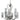 Framburg Ilsa 9 - Light Brushed Nickel Chandelier 5029 BN