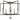 Framburg Felicity 5 - Light Polished Nickel with Matte Black Accents Flush Mount 5040 PN/MBLACK