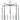 Framburg Felicity 5 - Light Polished Nickel with Matte Black Accents Chandelier 5042 PN/MBLACK