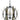 Framburg Monique 6 - Light Mahogany Bronze with Antique Brass Accents Chandelier 5055 MB/AB