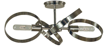 Framburg Copernicus 4 - Light Polished Nickel Flush Mount 5060 PN