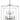 Framburg Isabella 12 - Light Polished Nickel with Matte Black Accents Foyer Chandelier 5308 PN/MBLACK