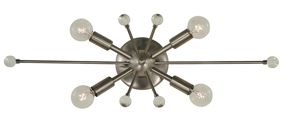 Framburg 4-Light Brushed Nickel Supernova Sconce