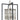 Framburg Hannah 5 - Light Brushed Nickel/Matte Black Dining Chandelier 5332 BN/MBLACK