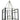 Framburg Metro Artisan 9 - Light Satin Pewter/Matte Black Foyer Chandelier 5349 SP/MBLACK