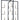 Framburg Minimalist Elegant 12 - Light Polished Nickel/Matte Black Foyer Chandelier 5369 PN/MBLACK