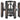 Framburg Modern Farmhouse 4 - Light Matte Black Flush Mount 5372 MBLACK