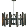 Framburg Modern Farmhouse 6 - Light Matte Black Dining Chandelier 5375 MBLACK