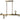 Framburg Heloise 8 - Light Antique Brass Island Chandelier 5381 AB