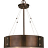 Framburg Oracle 4 - Light Roman Bronze with Ebony Accents Dinette Chandelier 5392 RB/EB