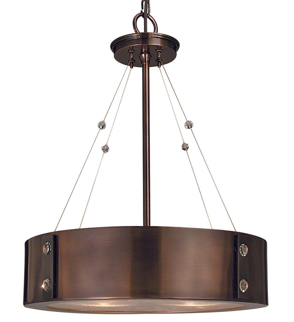 Framburg 4-Light Roman Bronze Ebony Oracle Dinette Chandelier