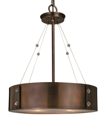 Framburg Oracle 4 - Light Roman Bronze with Ebony Accents Dinette Chandelier 5392 RB/EB