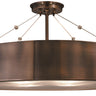 Framburg Oracle 4 - Light Roman Bronze with Ebony Accents Flush Mount 5394 RB/EB