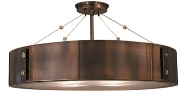 Framburg Oracle 4 - Light Roman Bronze with Ebony Accents Flush Mount 5394 RB/EB