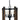 Framburg Modern Farmhouse 4 - Light Matte Black Dual Mount Chandelier 5400 MBLACK