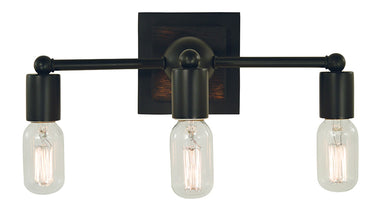 Framburg Modern Farmhouse 3 - Light Matte Black Wall Sconce 5403 MBLACK