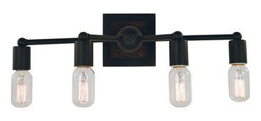 Framburg Modern Farmhouse 4 - Light Matte Black Wall Sconce 5404 MBLACK