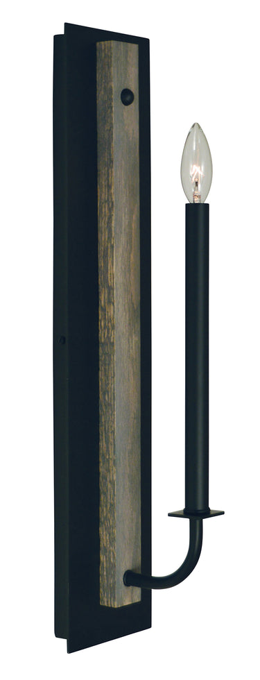 Framburg Loft 1 - Light Matte Black Wall Sconce 5411 Mblack