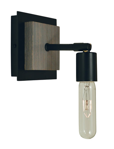 Framburg Loft 1 - Light Matte Black Wall Sconce 5437 Mblack