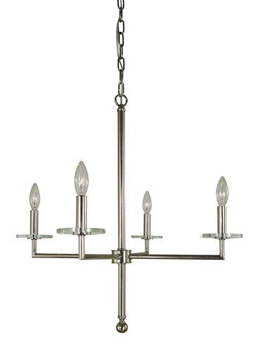 Framburg Muse 4 - Light Matte Black Dining Chandelier 5454 Mblack