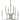 Framburg Heidleberg 8 - Light Satin Pewter Dining Chandelier 5488 SP