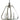 Framburg Triangulum 4 - Light Polished Nickel Mini Chandelier 5514 PN