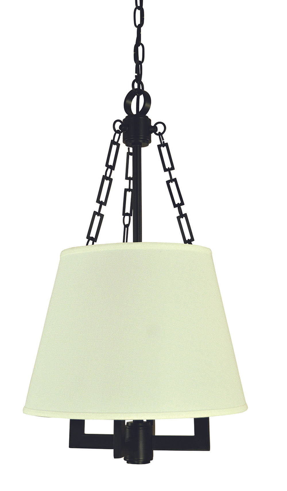 Framburg 4-Light Matte Black Bistro Mini Chandelier