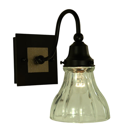 Framburg Houghton 1 - Light Matte Black and Brushed Nickel Wall Sconce 5611 MBLACK/BN