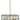 Framburg Boca 5 - Light Brushed Brass and Matte Black Dining Chandelier 5615 BR/MBLACK