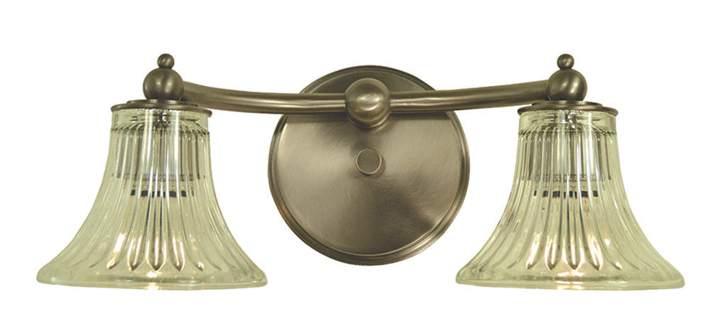 Framburg 2-Light Brushed Nickel Bella Sconce