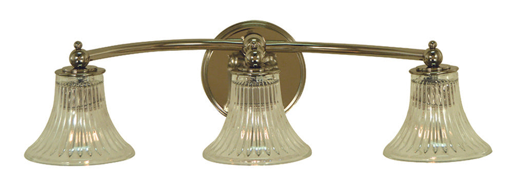 Framburg 3-Light Polished Nickel Bella Sconce