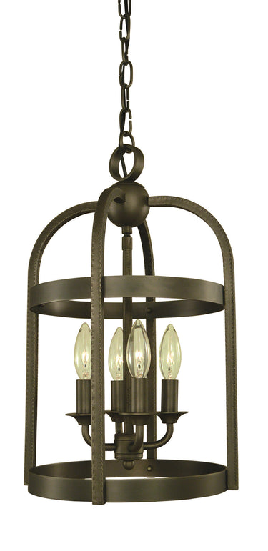 Framburg Heidelberg 4 - Light Iron Mini Chandelier 5644 IRON