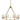 Framburg Midtown 8 - Light Brushed Brass Dining Chandelier 5658 BR