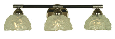 Framburg Stonebridge 3 - Light Polished Nickel and Matte Black Wall Sconce 5663 PN/MBLACK
