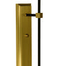 Framburg Sconces 1 - Light Brushed Brass and Matte Black Wall Sconce 5676 BR/MBLACK
